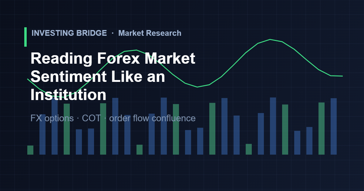 Forex market sentiment dashboard: FX option expiries, COT report analysis and order flow
